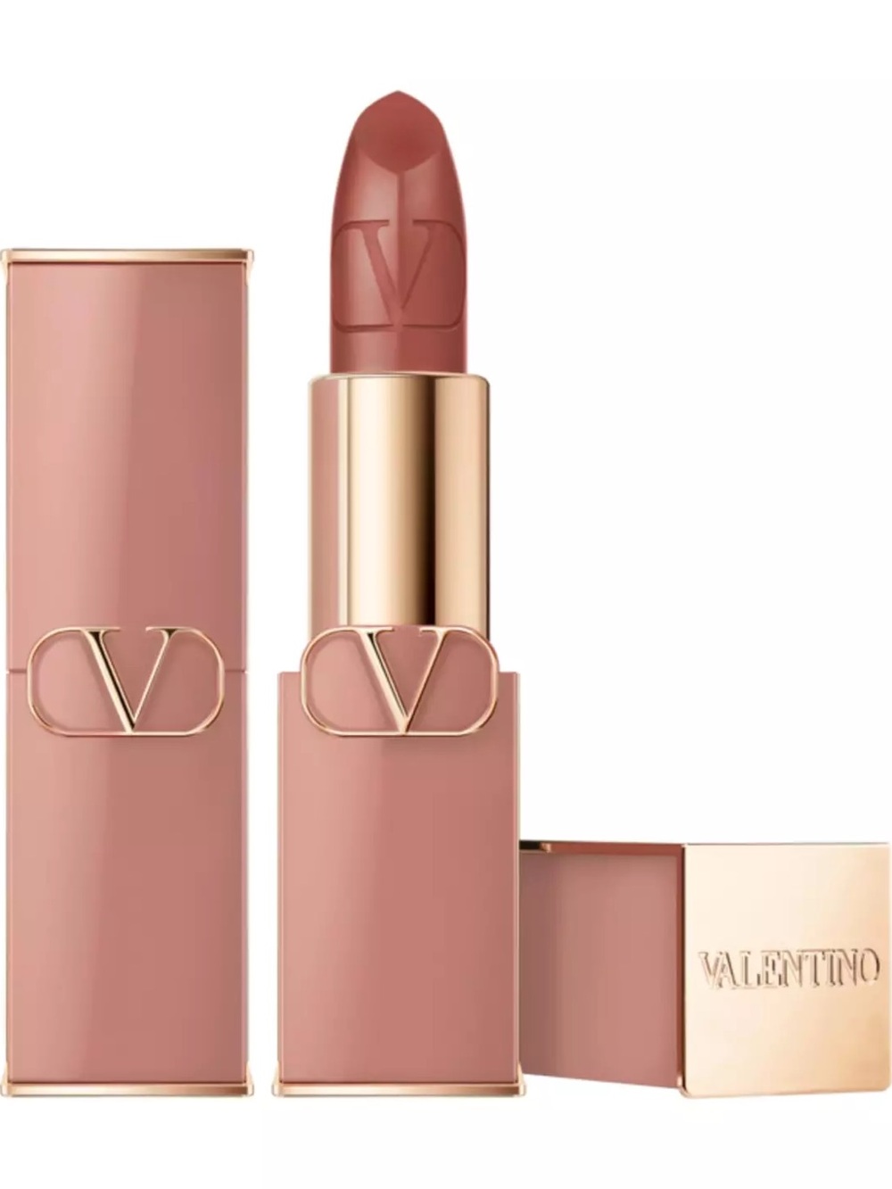Valentino Nude Rose Lipstick — Soft Mauve-Pink Shade